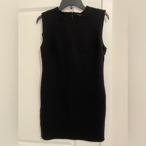 Black Bodycon with Shoulder Pads